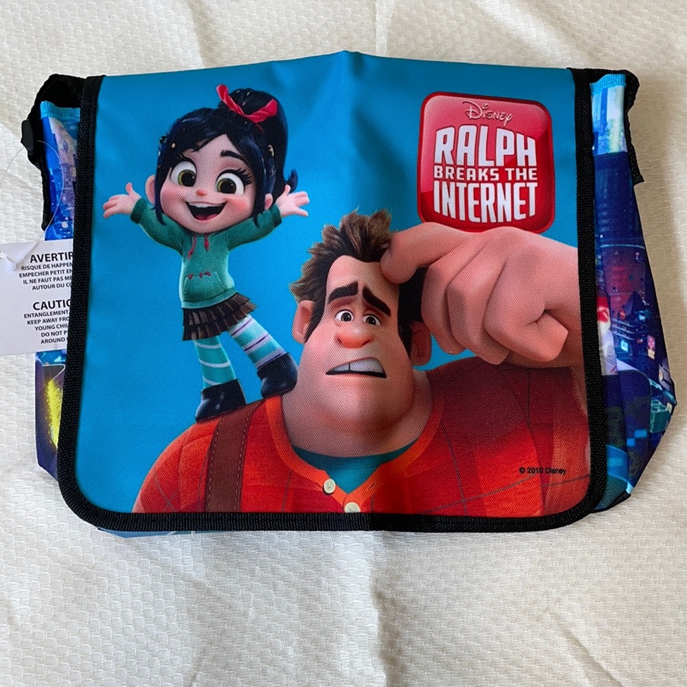 Ralph Breaks the Internet MESSENGER BAG Tote DMC Disney Movie Club BNIP